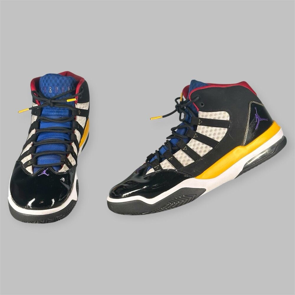 Jordan Shoes Max Aura Rivals Mens Size 11.5 Black Multi CQ9451-001 Basketball